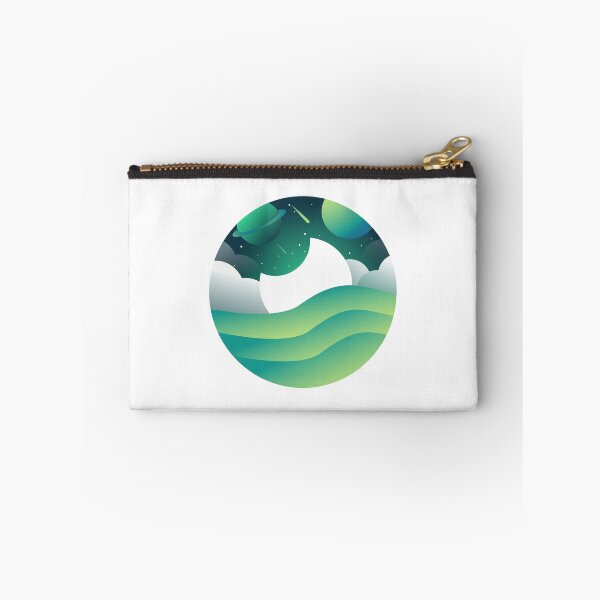 Artikelvorschau, Landschaft mit Meer, Mond und Planeten entworfen und verkauft von lonelyPrinter.