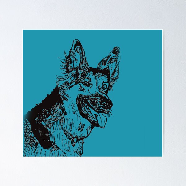 Item preview, German Shepherd designed and sold by piesdesignart.