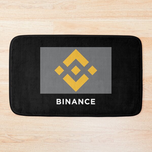 Item preview, Binance BNB Crypto Altcoin - Yellow Logo on Grey Rectangle designed and sold by CryptoMoods.
