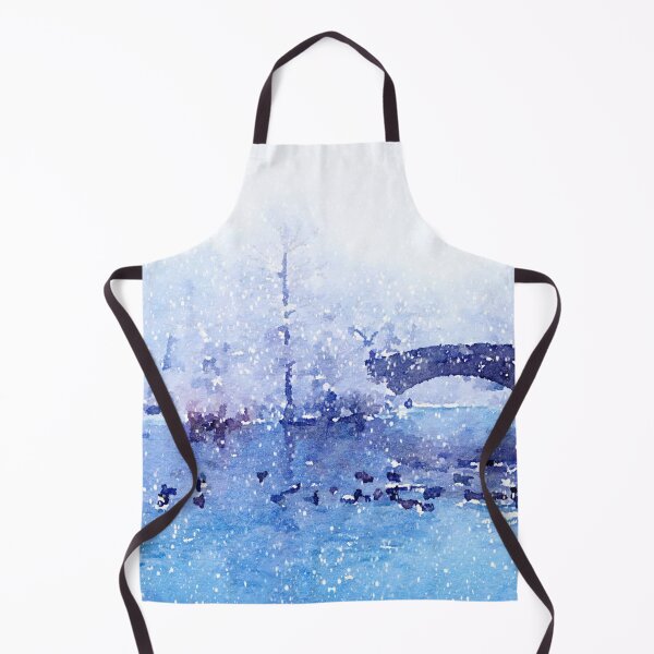 Item preview, Watercolor Winter In The City designed and sold by TheArtCave.