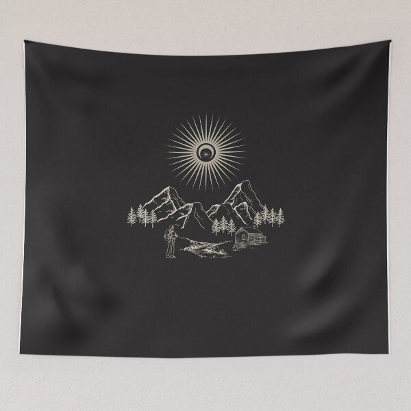 Item preview, Concept of the beauty of nature of sun and mountains designed and sold by VaclavSonnek.