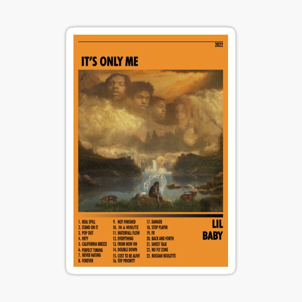 "Lil Baby it's only me Album Tracklist Posters Album Album Cover