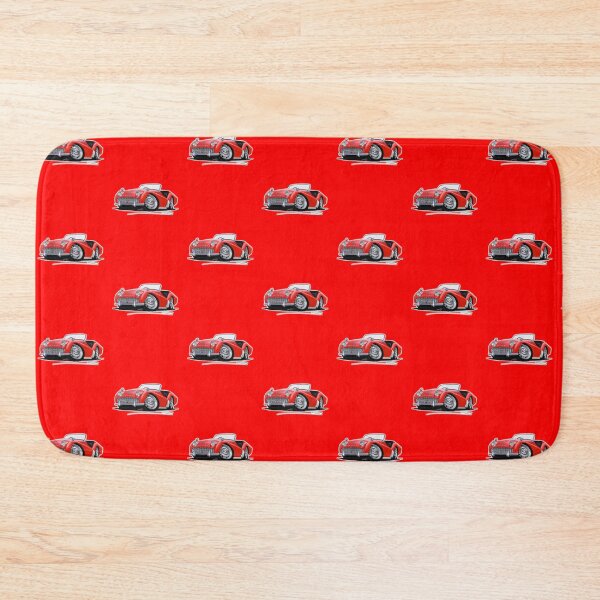 Item preview, Triumph TR3A Red designed and sold by Yeomans Cartoons.
