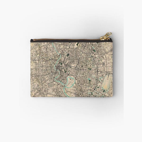 Item preview, Bangkok City Map of Thailand - Vintage designed and sold by deMAP.