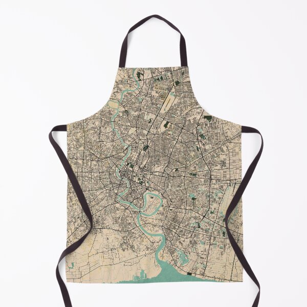 Item preview, Bangkok City Map of Thailand - Vintage designed and sold by deMAP.
