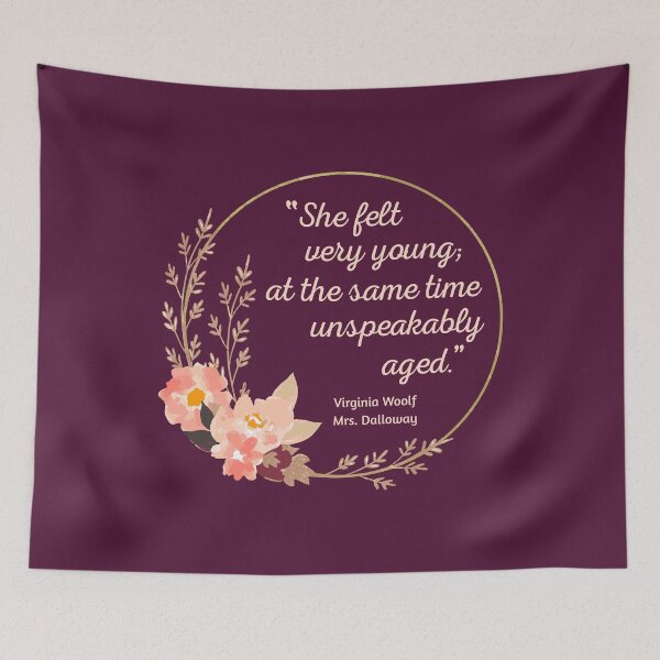 Item preview, Mrs. Dalloway Quote III - Cute Style designed and sold by Lemon Pepper.