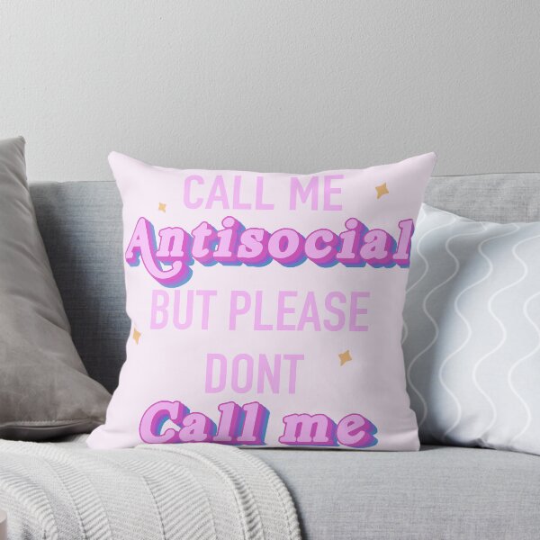 Item preview, Call me antisocial but please don’t call me designed and sold by IsabelleBellino.