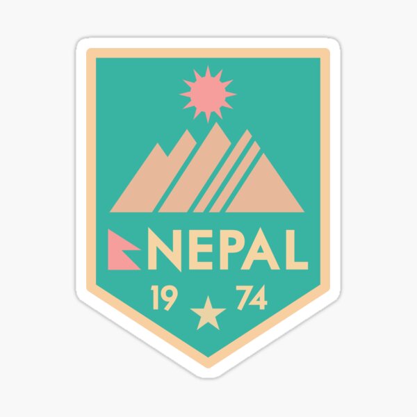 Item preview, Retro Nepal badge/patch designed and sold by JamesShannon.