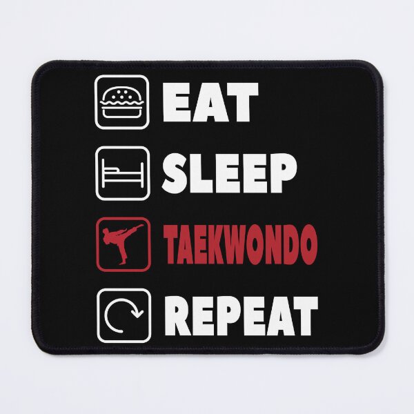 Item preview, Eat Sleep Taekwondo Repeat Funny Martial Arts designed and sold by Merchandiser099.