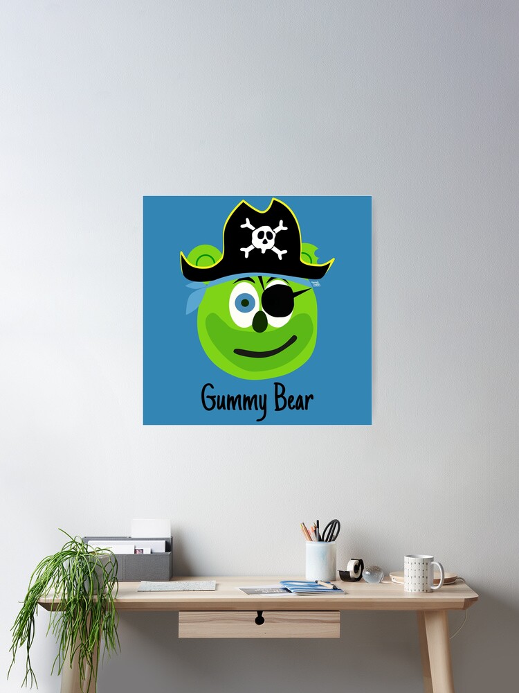 Cool Gummy Bear Art Board Print for Sale by Aurealis