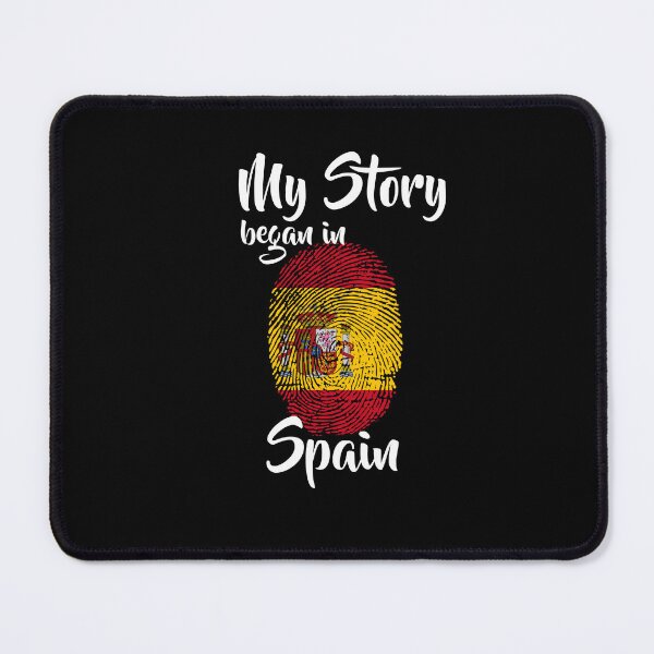 Item preview, My story began in Spain Flag Fingerprint DNA Spanish designed and sold by PartyShirts1.