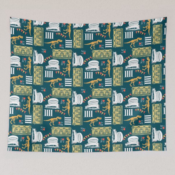 Item preview, Museums and Galleries in Navy designed and sold by Katsillustration.