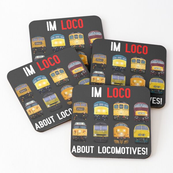 Item preview, I'm Loco about Locomotives! designed and sold by jameswattsart.