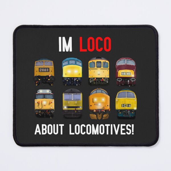 Item preview, I'm Loco about Locomotives! designed and sold by jameswattsart.
