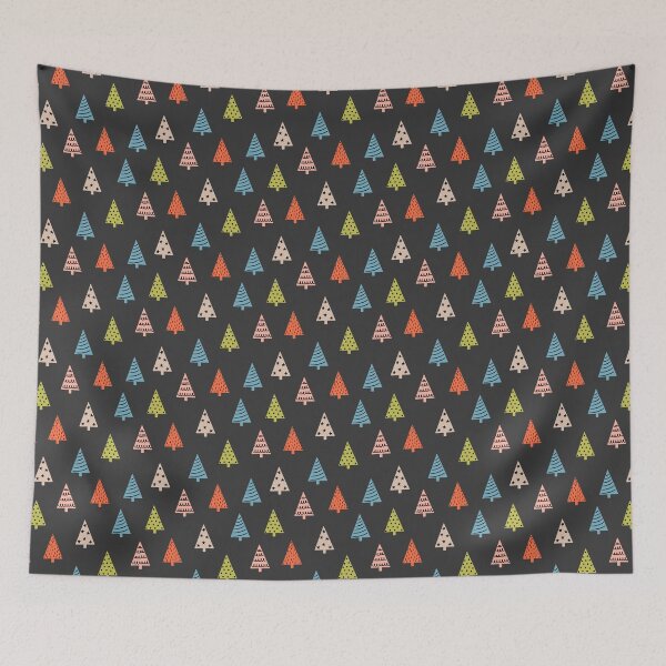 Item preview, Christmas tree on grey background designed and sold by Irenajh87.