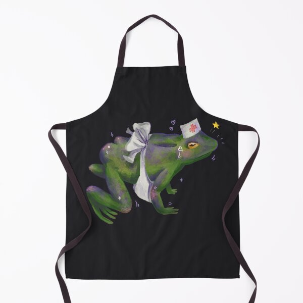 Item preview, Halloween Stickers Funny Frog Sexy Nurse designed and sold by Zuza Makes.