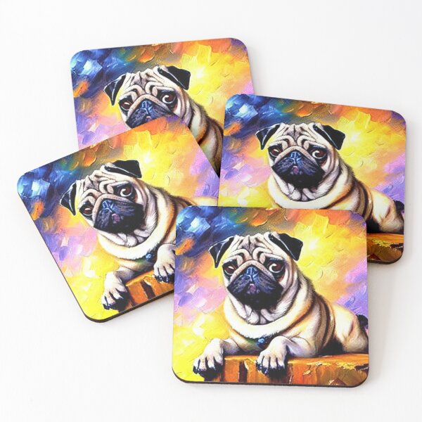 Item preview, A Pug paint designed and sold by TinyWhims.
