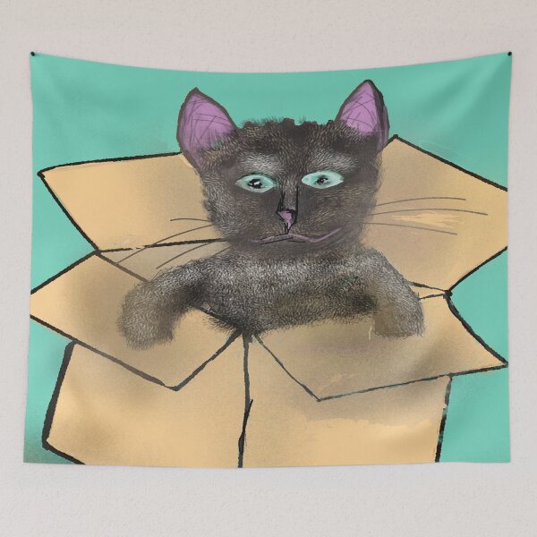 Item preview, Cat in a Box designed and sold by LisWilliams.