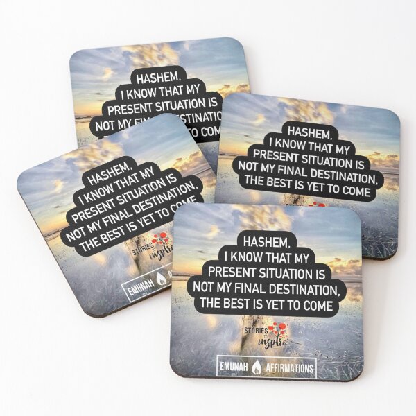 Item preview, Hashem I know that my present situation is not my final destination. The best is yet to come designed and sold by Stories To Inspire - Motivational Jewish Quotes.