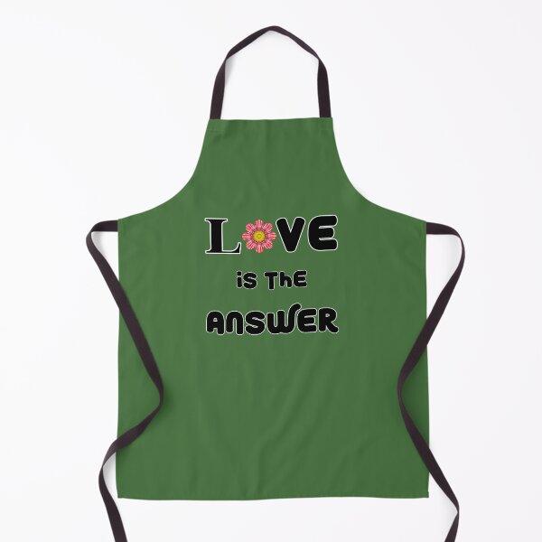 Item preview, Love is the Answer - Pink and Green Flower - Love Message designed and sold by LV-creator.
