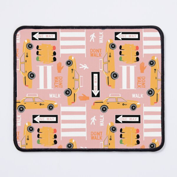 Item preview, Yellow Cabs in Pink designed and sold by Katsillustration.