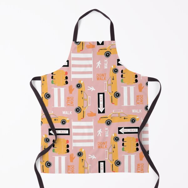 Item preview, Yellow Cabs in Pink designed and sold by Katsillustration.