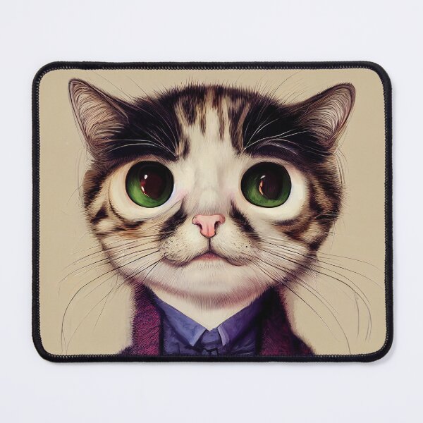 Item preview, Cute Cat Wearing a Cardigan designed and sold by HipsterCaracal.