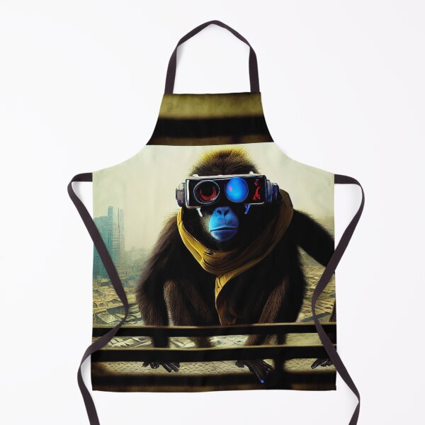 Item preview, Technology Digitalized Monkey with VR Glasses Sticker designed and sold by TheCreativeFab.