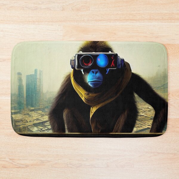 Item preview, Technology Digitalized Monkey with VR Glasses Sticker designed and sold by TheCreativeFab.