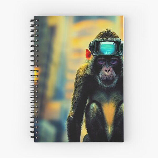 Item preview, Technological Digitalized Monkey Sticker designed and sold by TheCreativeFab.