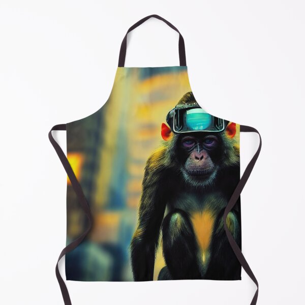 Item preview, Technological Digitalized Monkey Sticker designed and sold by TheCreativeFab.