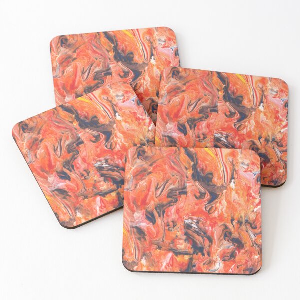 Item preview, Marble Orange designed and sold by RockBeeDesigns.