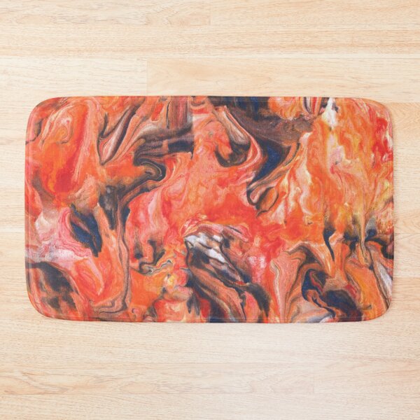 Item preview, Marble Orange designed and sold by RockBeeDesigns.