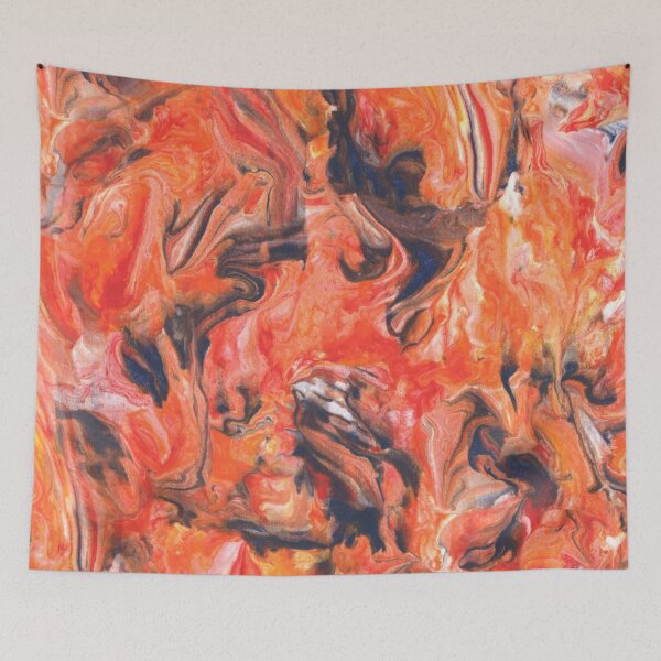 Item preview, Marble Orange designed and sold by RockBeeDesigns.