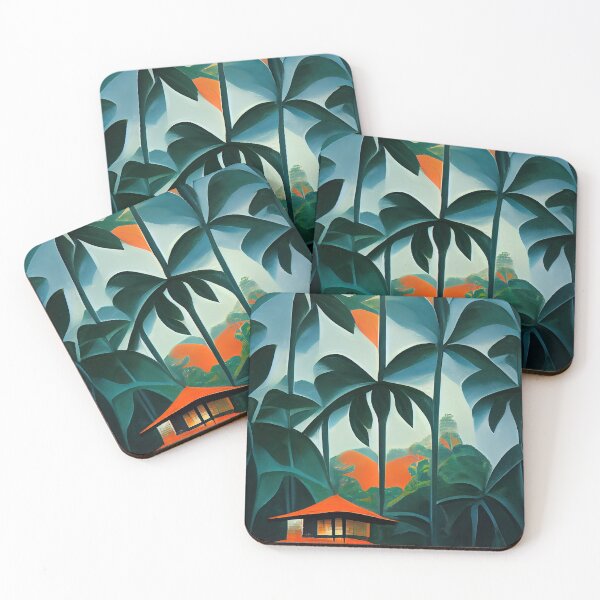 Item preview, Bali Landscape Illustration  designed and sold by Alcaselzer.