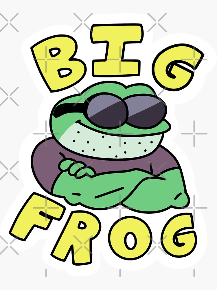 "Sprig shirt Big frog Amphibia" Sticker for Sale by Ruxandas