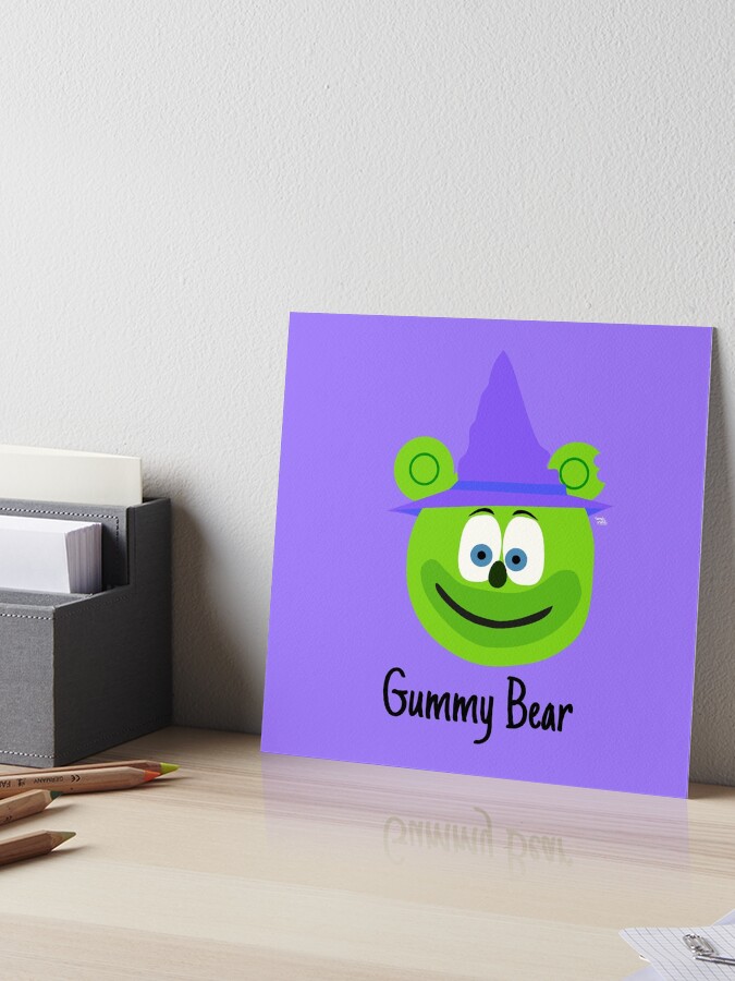 Cool Gummy Bear Art Board Print for Sale by Aurealis