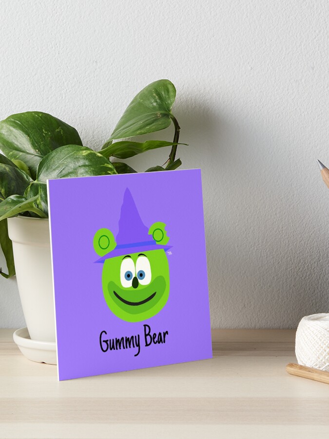 Cool Gummy Bear Art Board Print for Sale by Aurealis