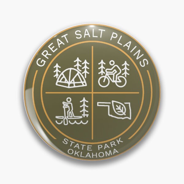 Item preview, Great Salt Plains State Park OK Heraldic Logo designed and sold by VanyaKar.