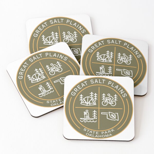 Item preview, Great Salt Plains State Park OK Heraldic Logo designed and sold by VanyaKar.