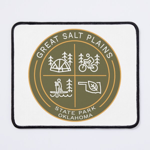 Item preview, Great Salt Plains State Park OK Heraldic Logo designed and sold by VanyaKar.