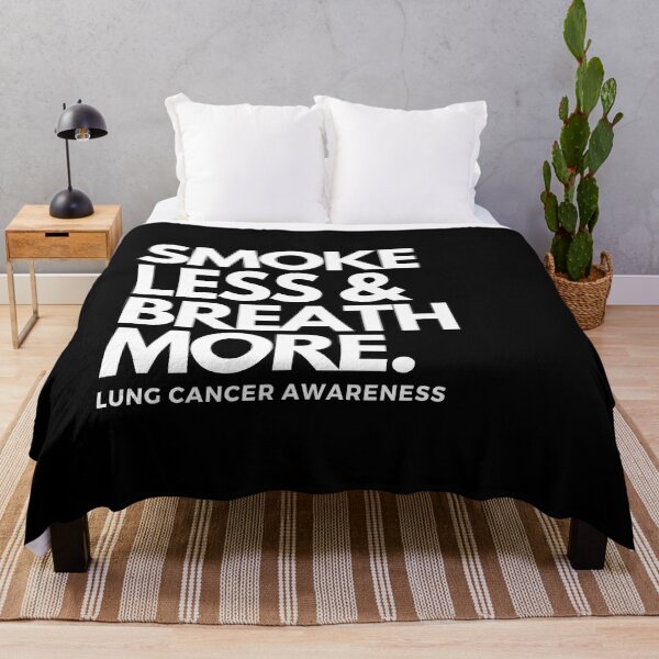 Item preview, Smoke less & Breath more. Lung cancer Awareness designed and sold by Yulacreative.