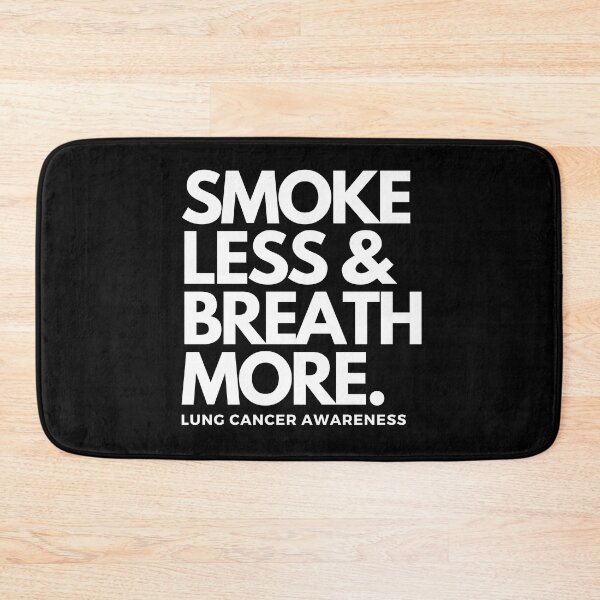 Item preview, Smoke less & Breath more. Lung cancer Awareness designed and sold by Yulacreative.