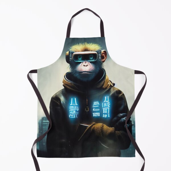 Item preview, Robotic Digitalized Monkey Sticker designed and sold by TheCreativeFab.