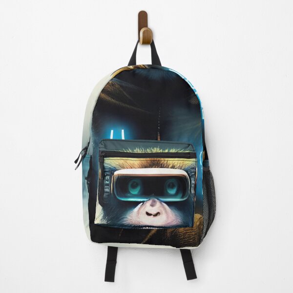 Item preview, Robotic Digitalized Monkey Sticker designed and sold by TheCreativeFab.
