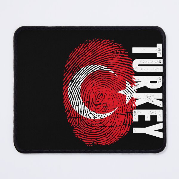 Item preview, Turkey Flag Fingerprint DNA Turkish designed and sold by PartyShirts1.
