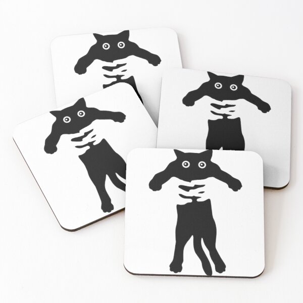 Item preview, Hang loose black cat pocket art designed and sold by Stevenobinsun.
