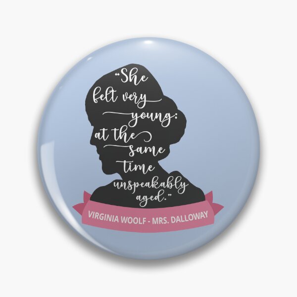 Item preview, Mrs. Dalloway Quote III - Virginia Woolf Silhouette designed and sold by Lemon Pepper.