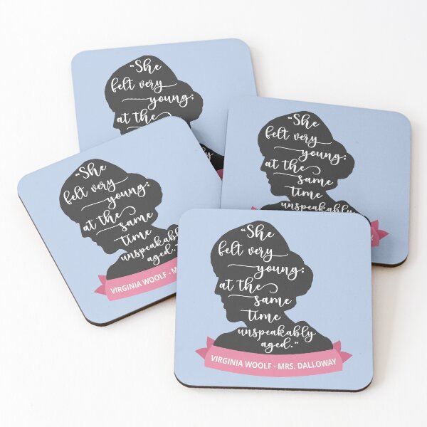 Item preview, Mrs. Dalloway Quote III - Virginia Woolf Silhouette designed and sold by Lemon Pepper.