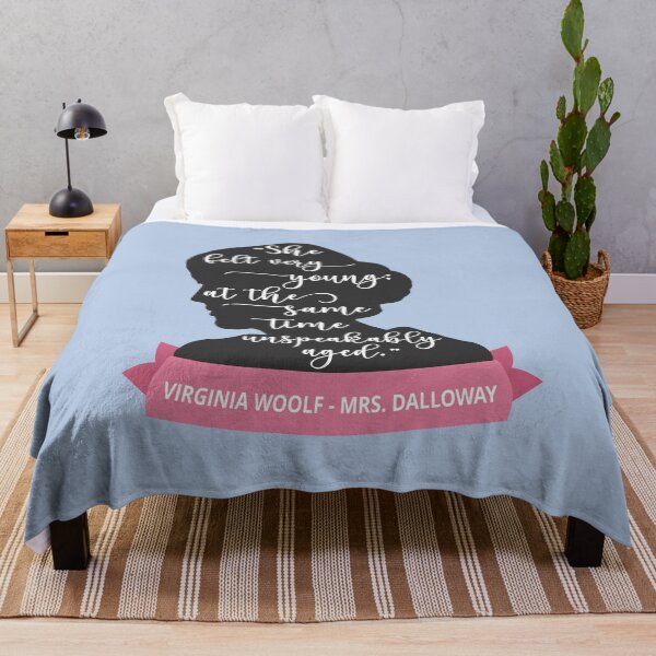 Item preview, Mrs. Dalloway Quote III - Virginia Woolf Silhouette designed and sold by Lemon Pepper.
